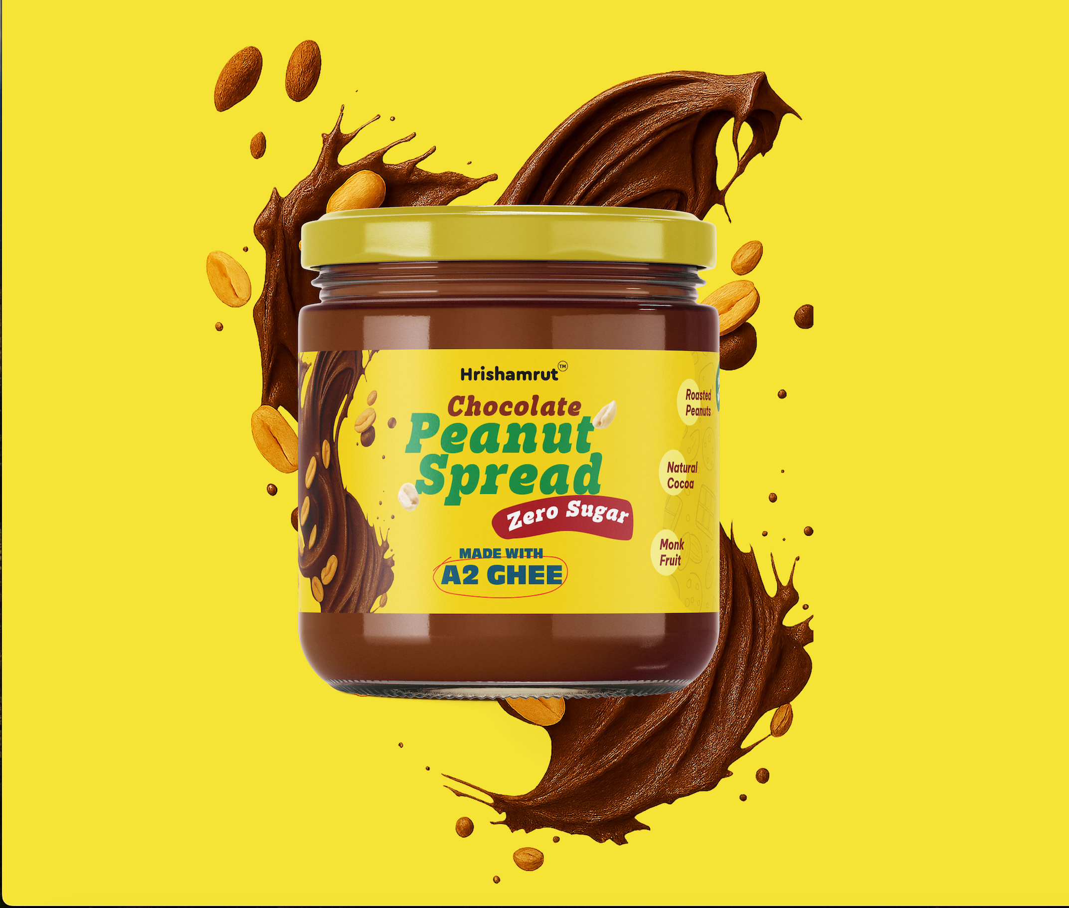 Chocolate Peanut Spread SUGAR FREE 250 gms