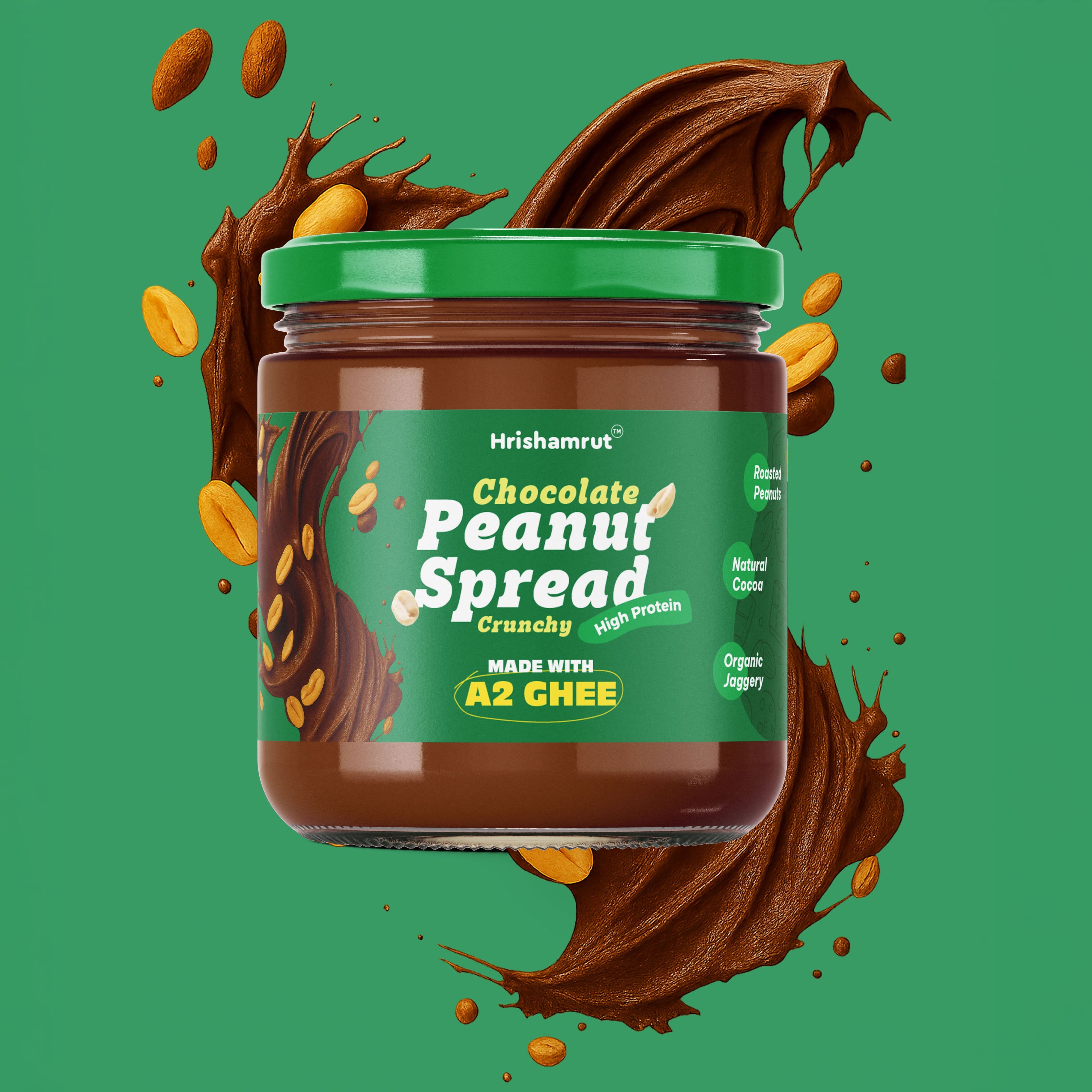 Chocolate Peanut Spread Crunchy 250 Gms